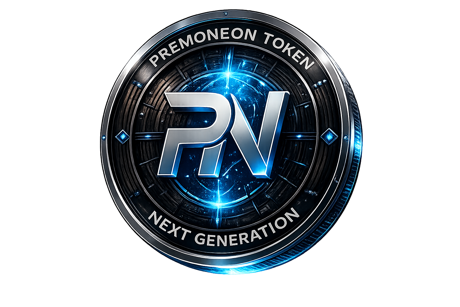 PremoNeon futuristic token